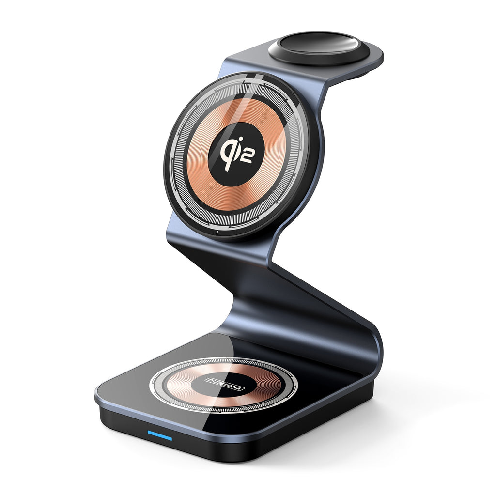 BTHG C03 - DUZZONA W21 3-in-1 Magnetic Wireless Charger (Black) - product view