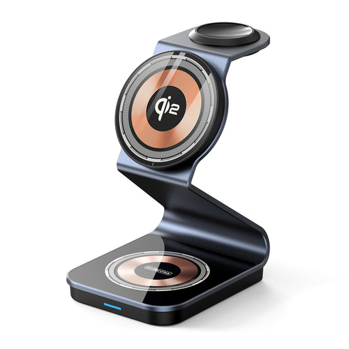 BTHG C03 - DUZZONA W21 3-in-1 Magnetic Wireless Charger (Black) - product view
