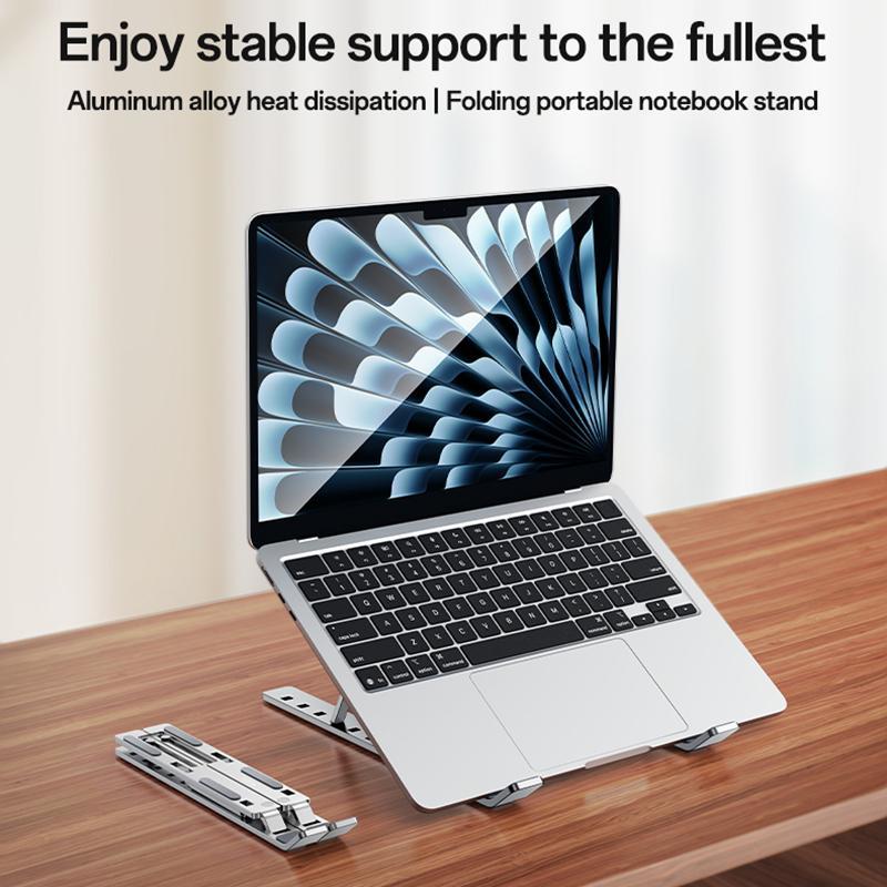 BTHG D02 - Yesido LP07 Folding Laptop Stand (Silver) - detail 1