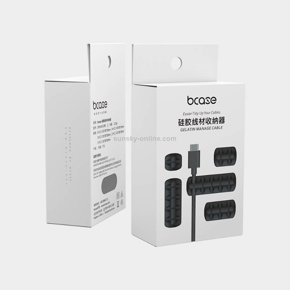 BTHG O01 - bcase 5-in-1 Cable Organizer Set (Black) - detail 1
