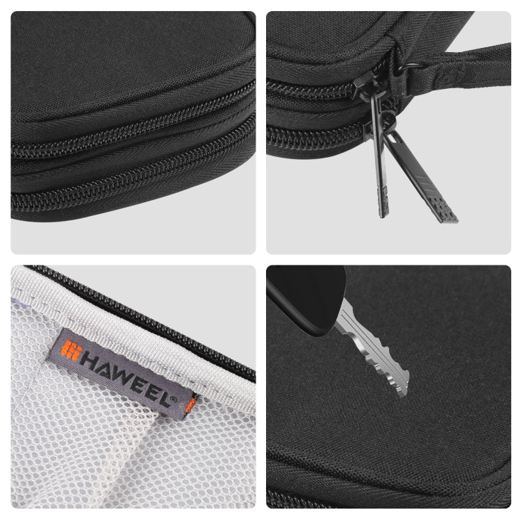 BTHG P01 black tech pouch zipper fabric and mesh details
